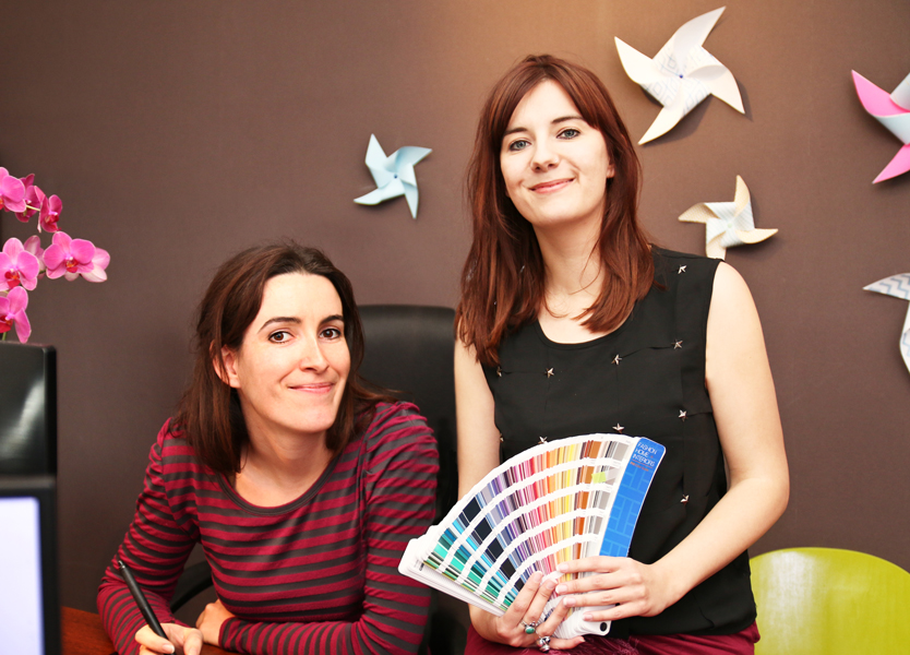 Audrey & Laura, infographistes chez Aroma-Zone